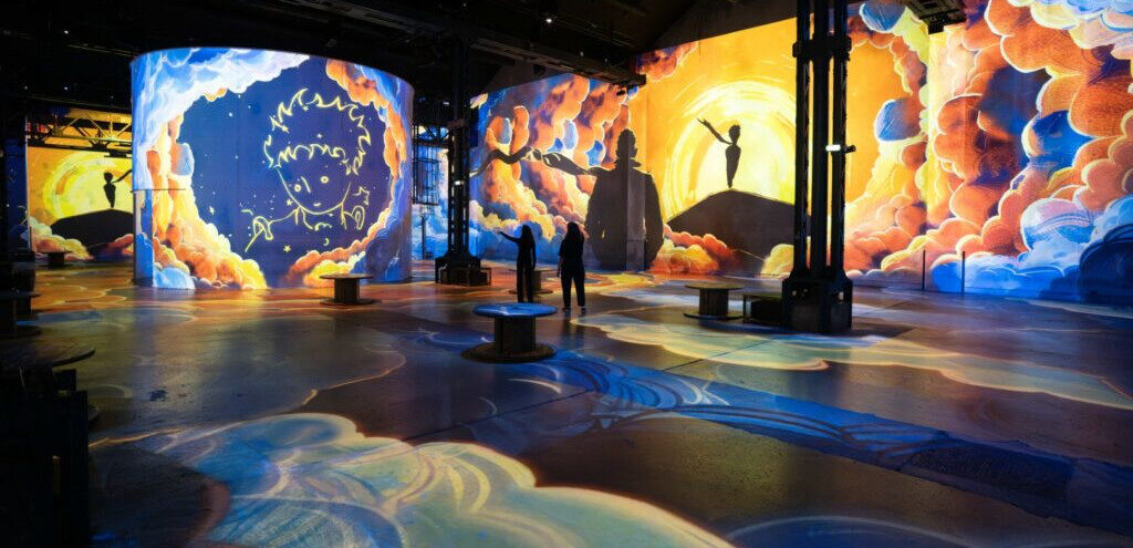 le petit prince à l'atelier des lumières