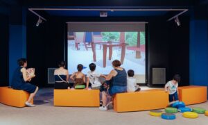 espace de projection aquarium tropical